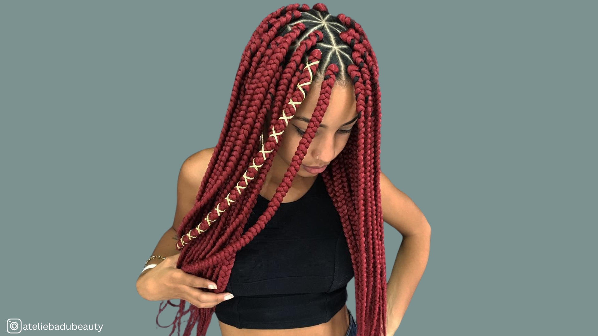 Triangle Box Braids