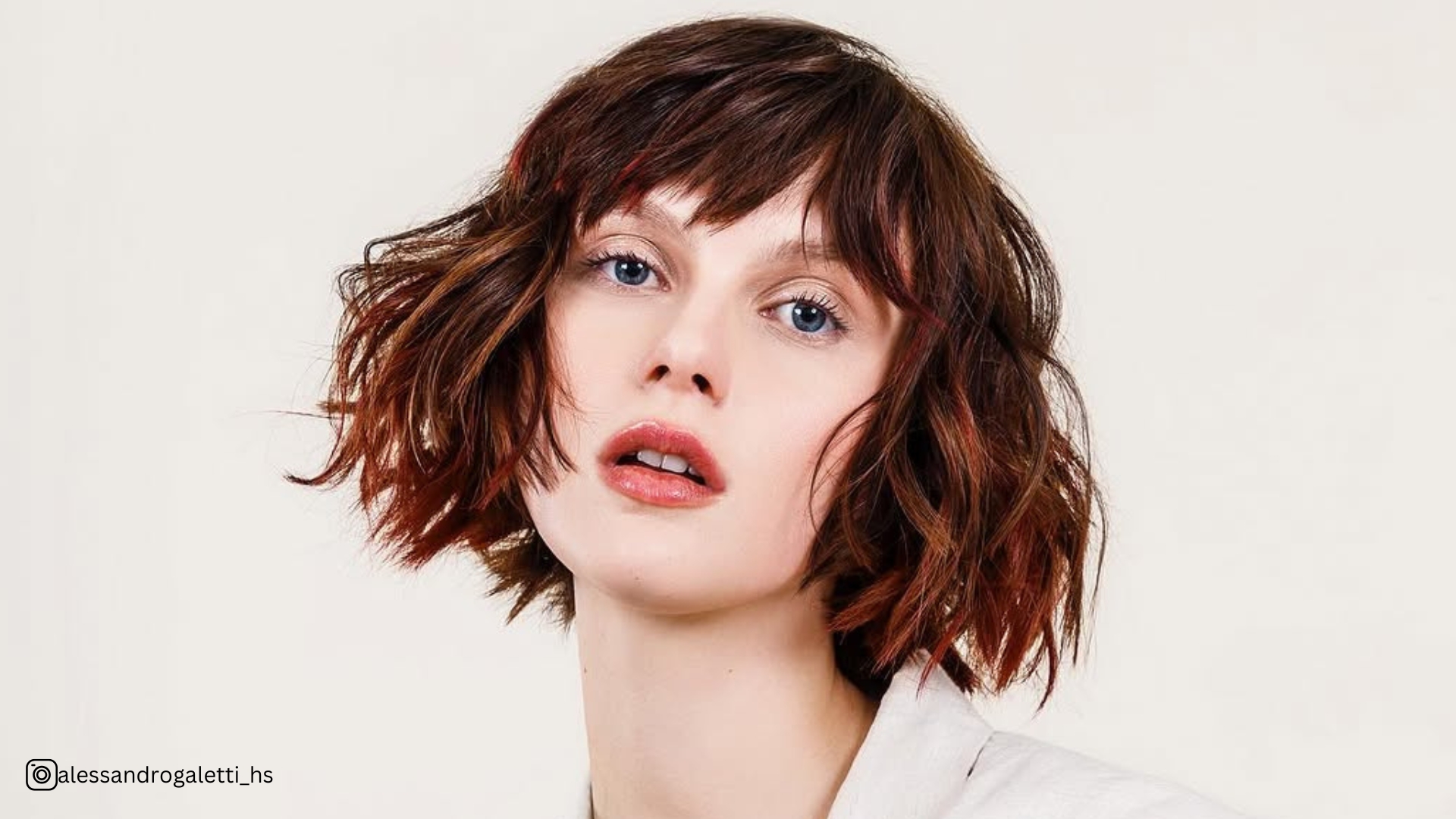 jaw length edgy choppy bob