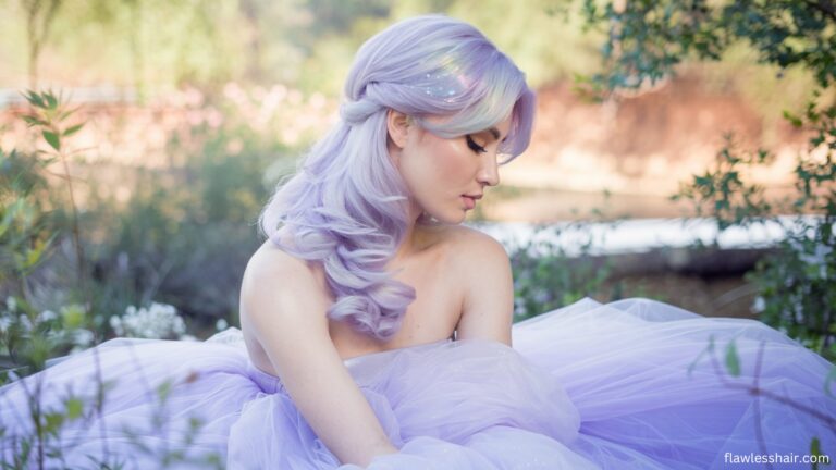 Colori per capelli viola chiaro