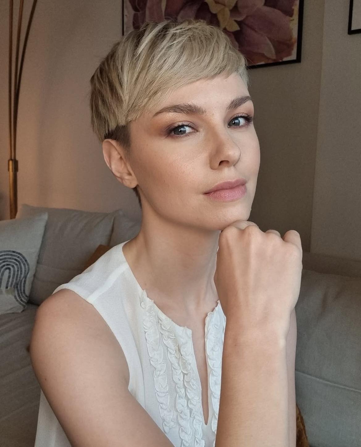 Zijscheiding Pixie Cut