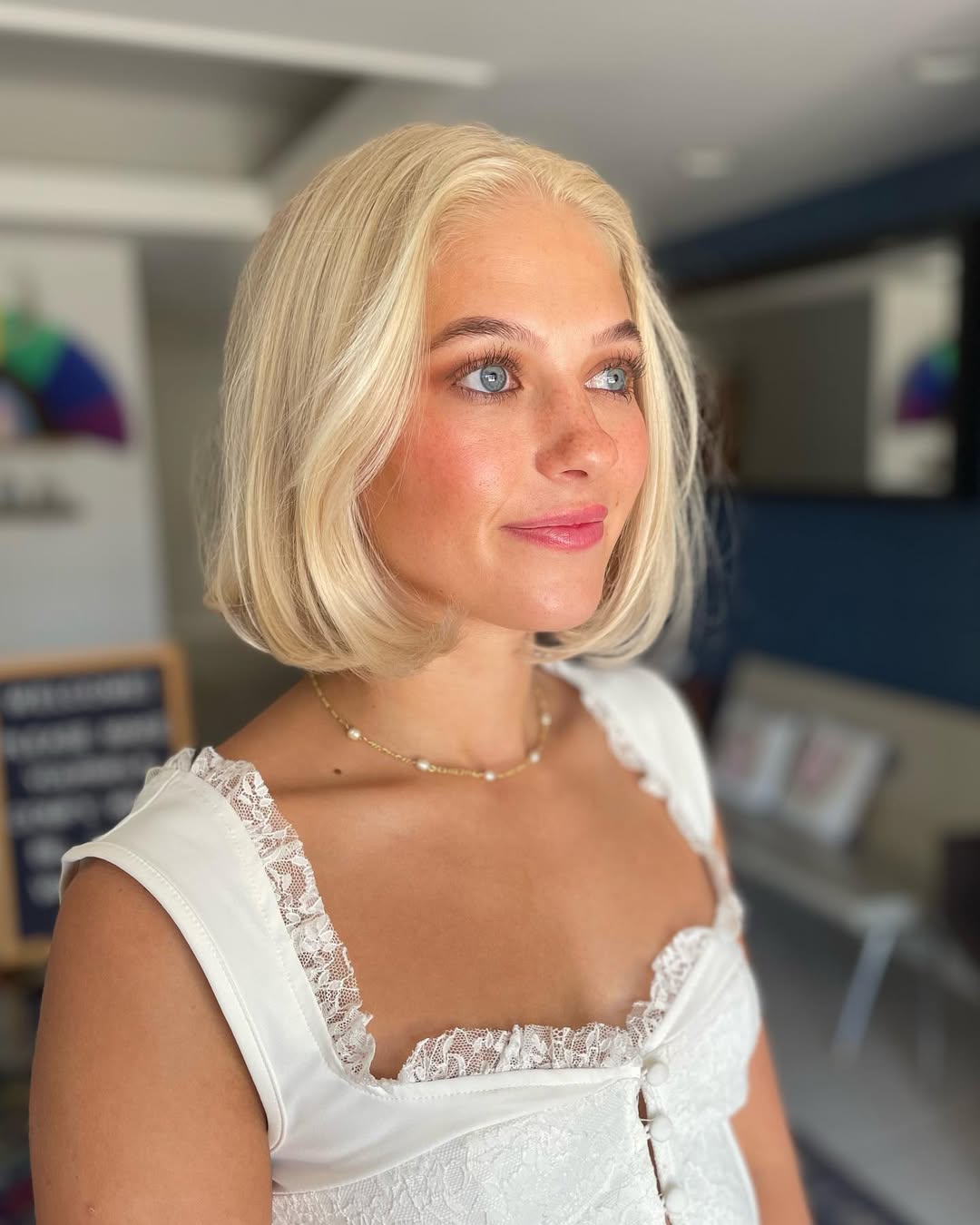 Blonde bob