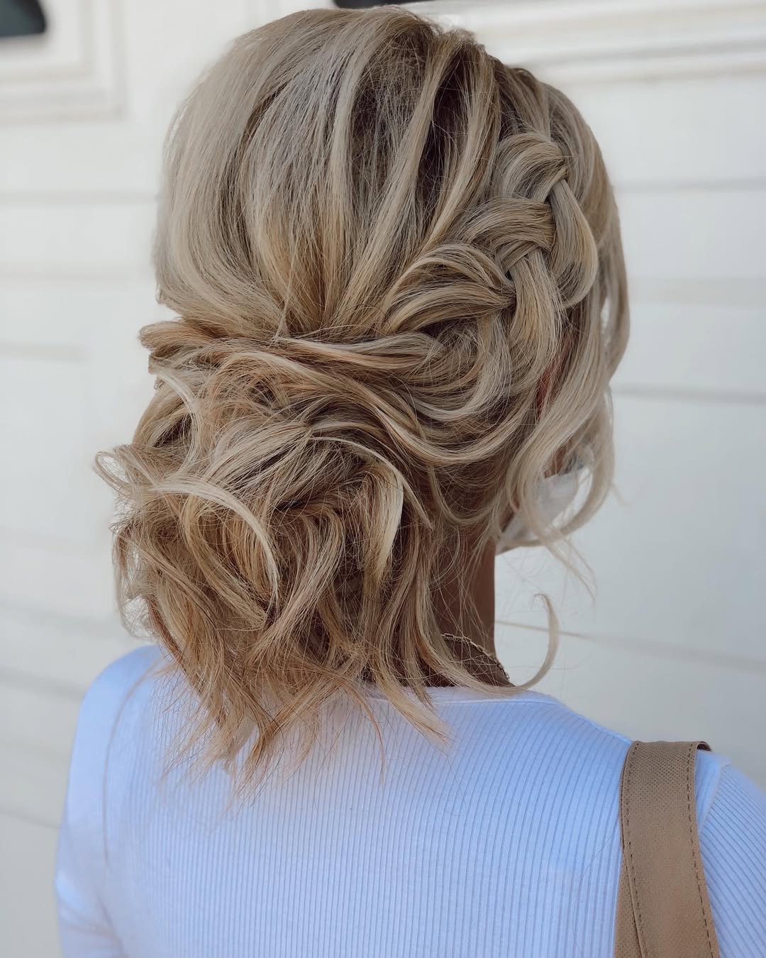 boho messy braid