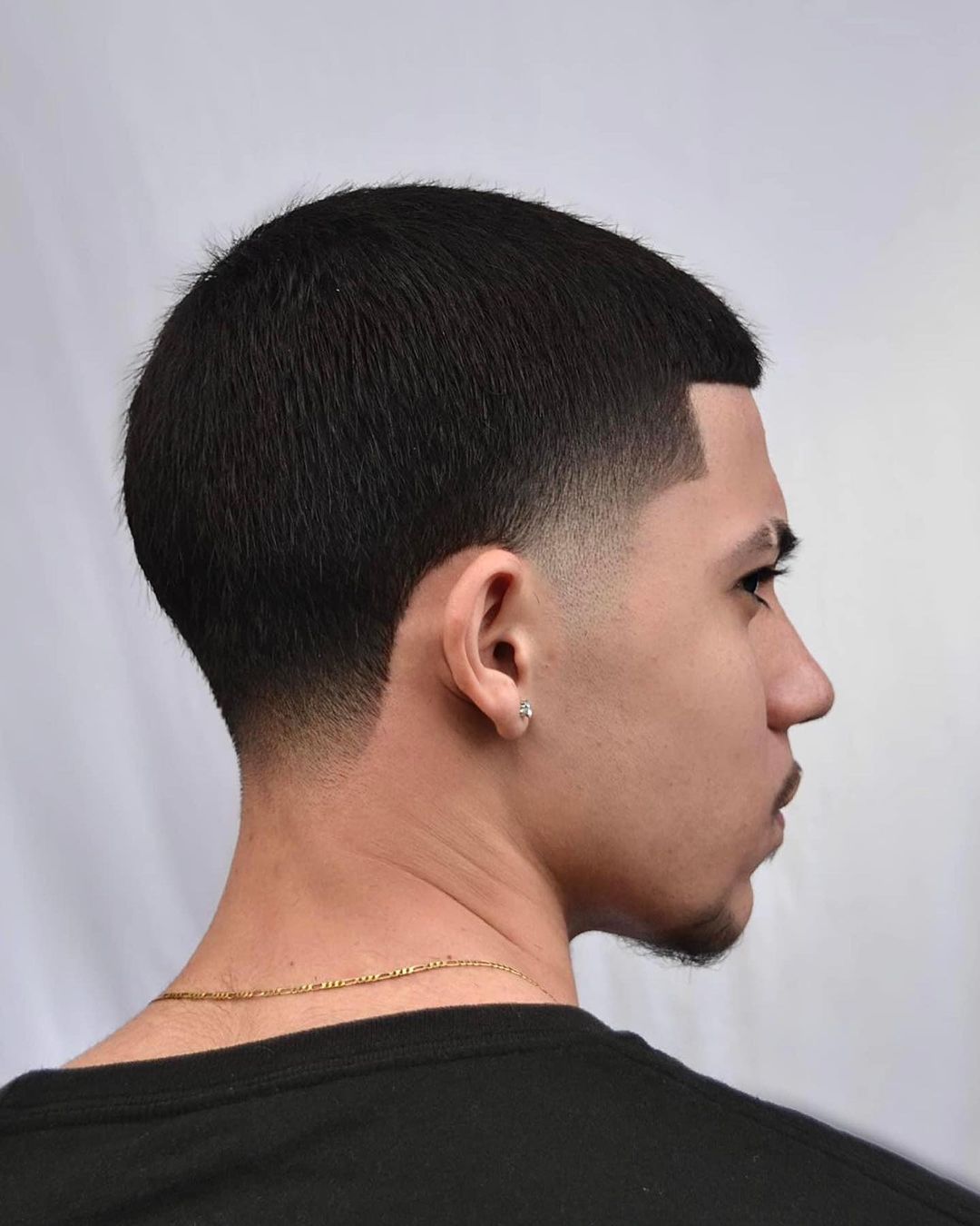 buzz cut with low fade