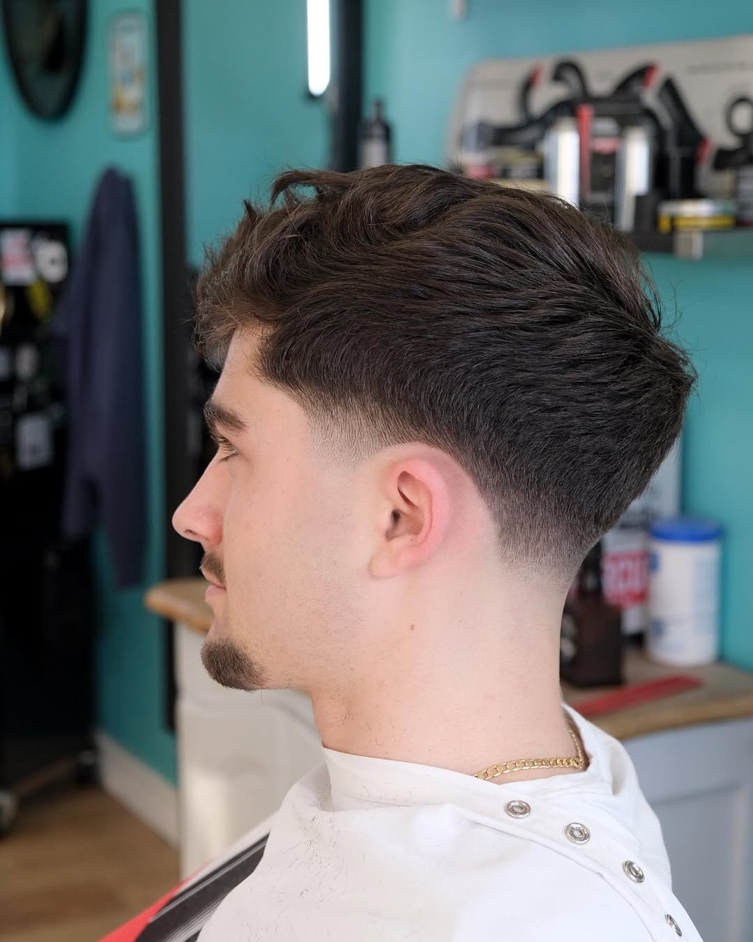 coupe de cheveux classique en dégradé