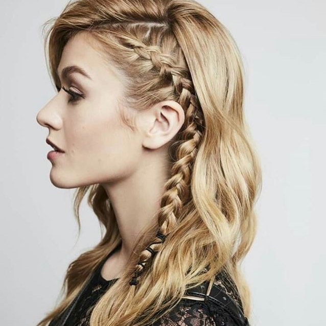 tresse frontale