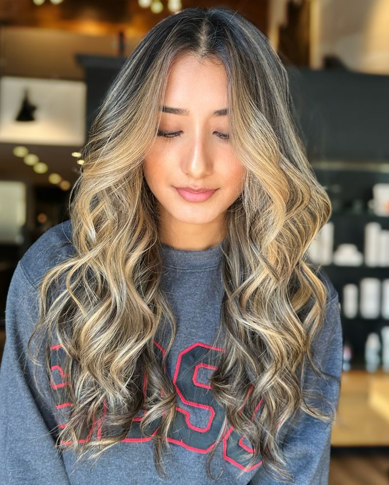 Balayage dorato