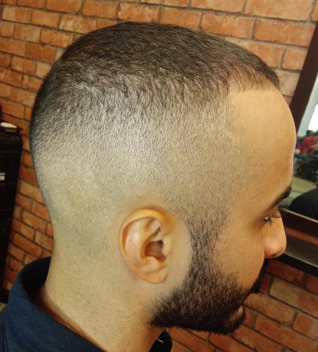 high fade buzz cut