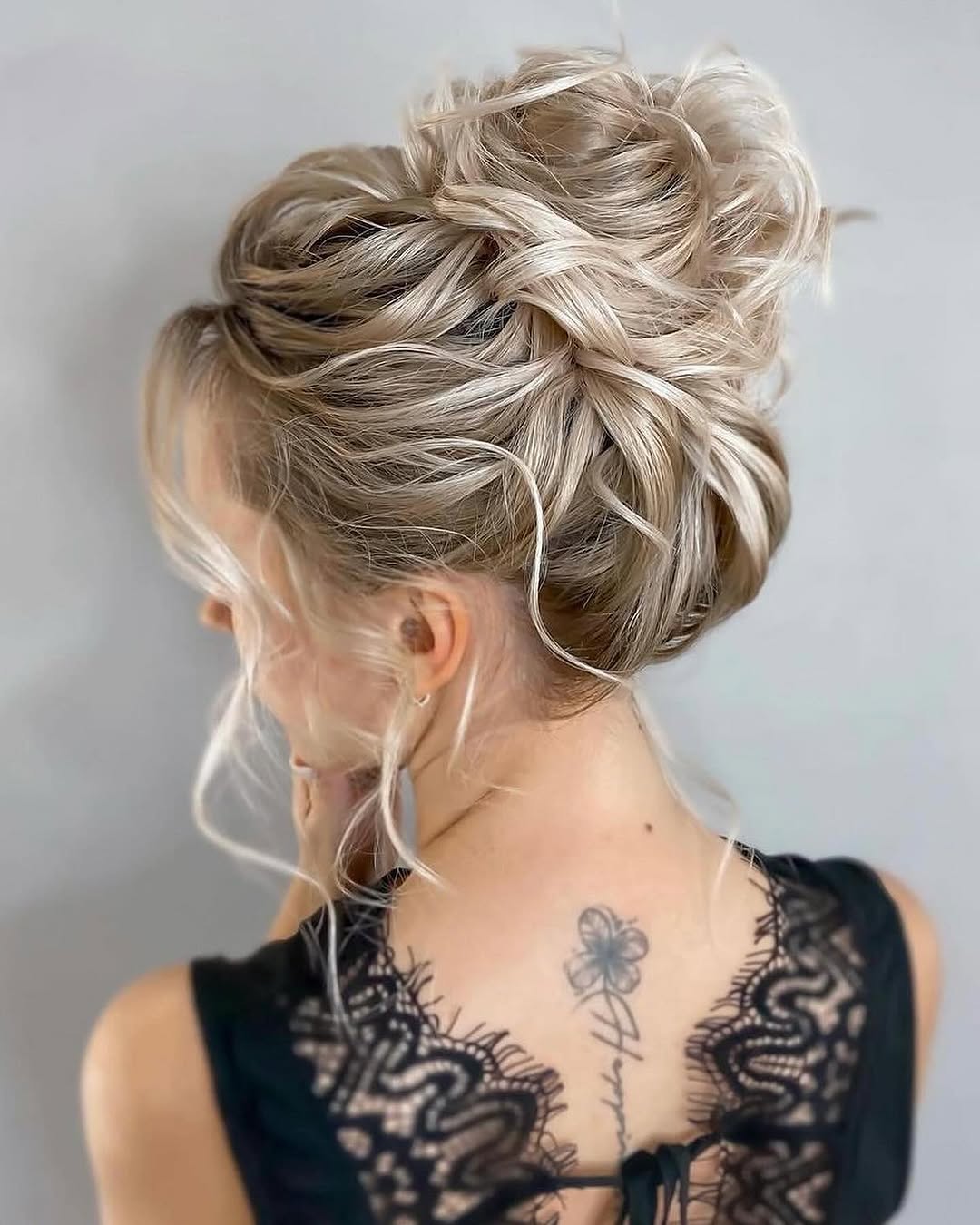 high princess updo