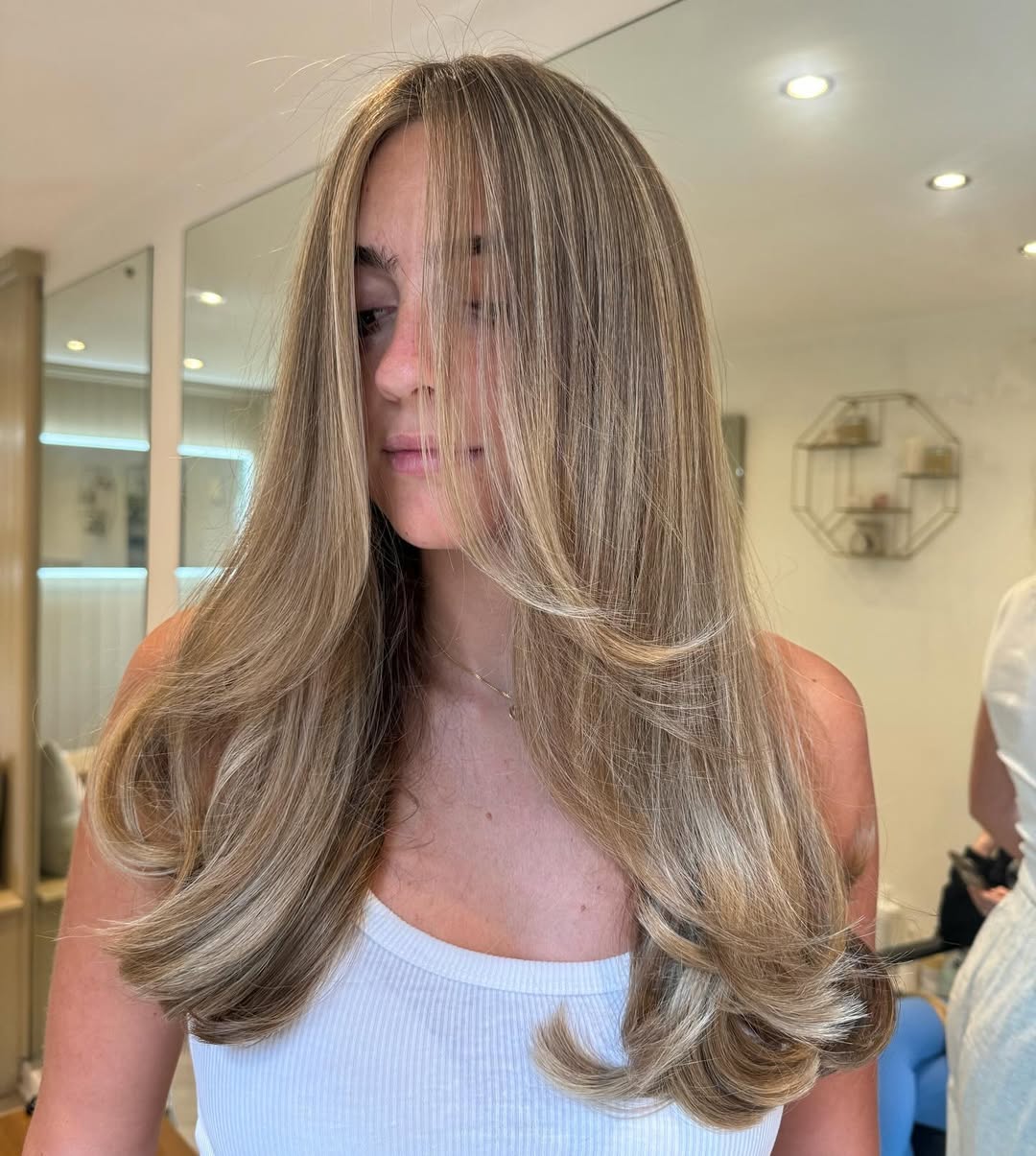 honey blonde balayage