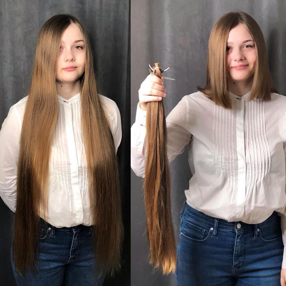 Cabelo comprido humano até à altura dos ombros 