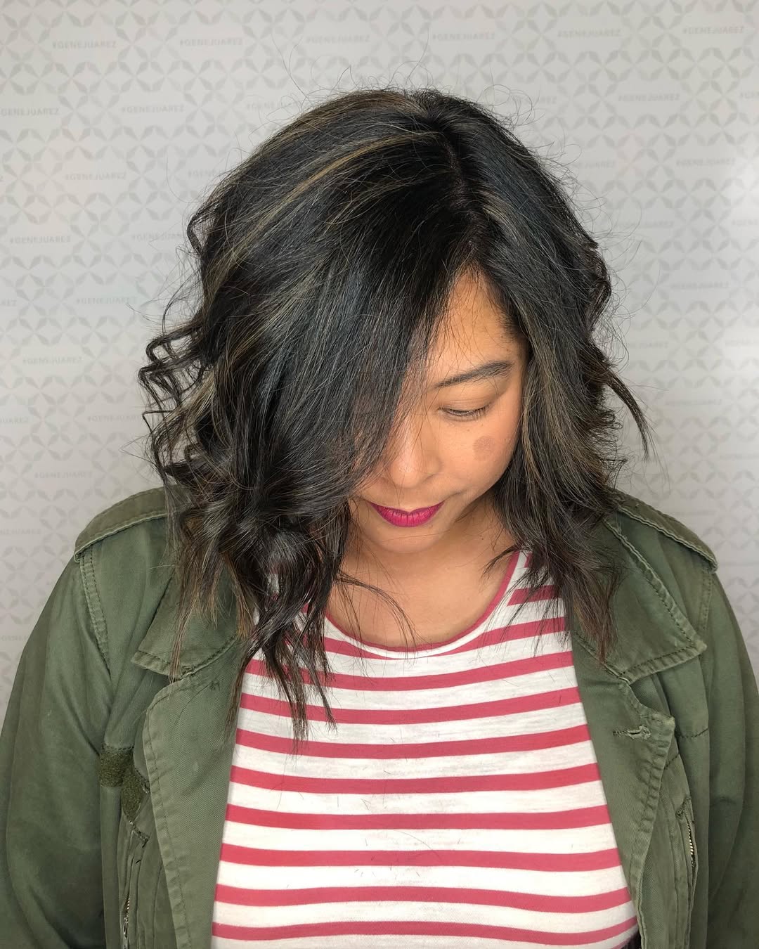 inverted layered bob