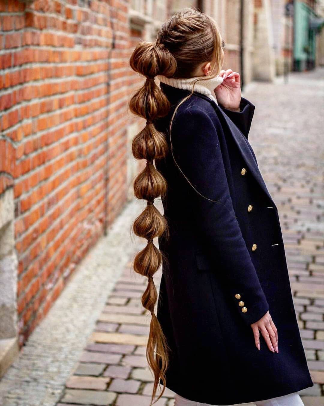 longue tresse bulle