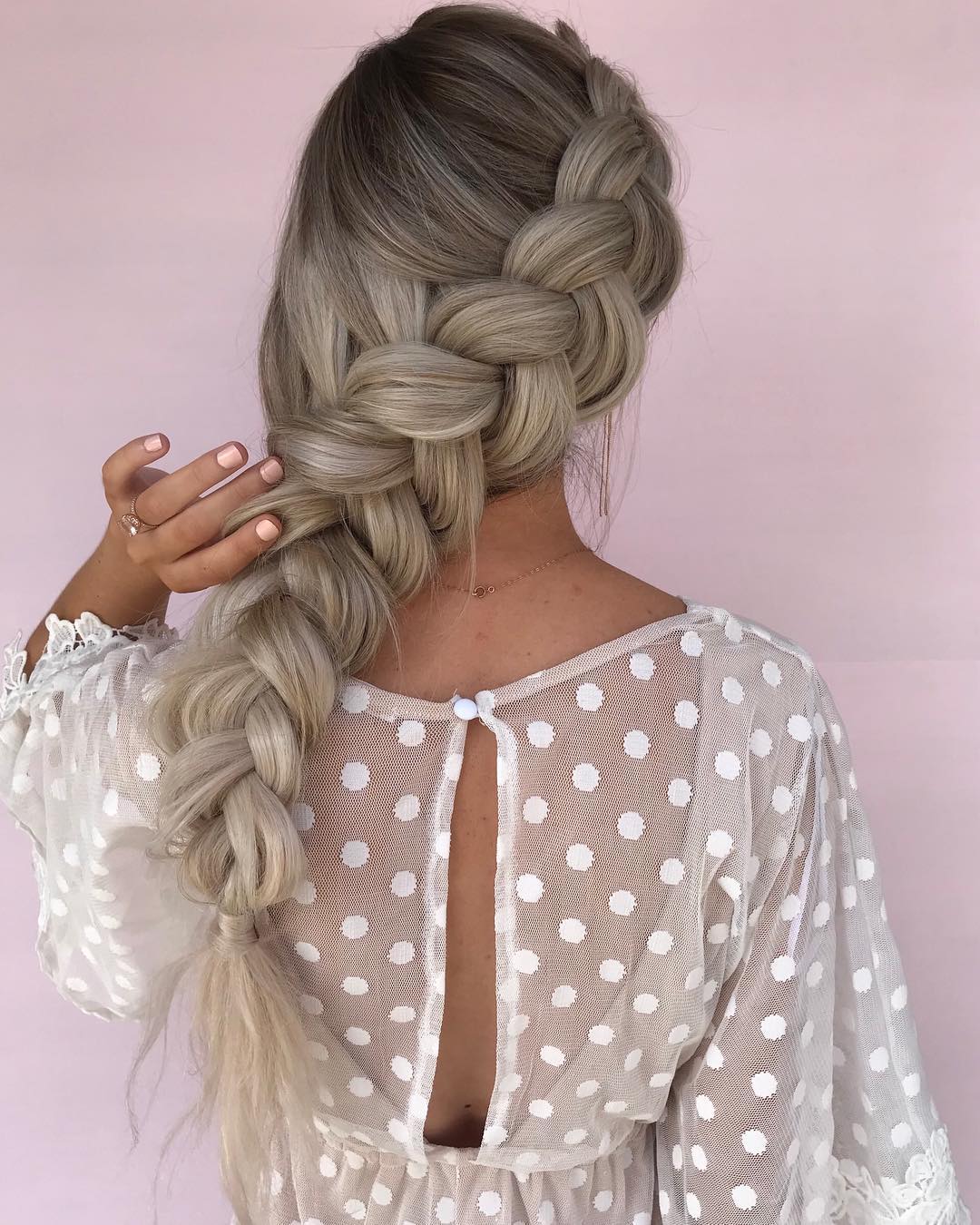 loose side braid