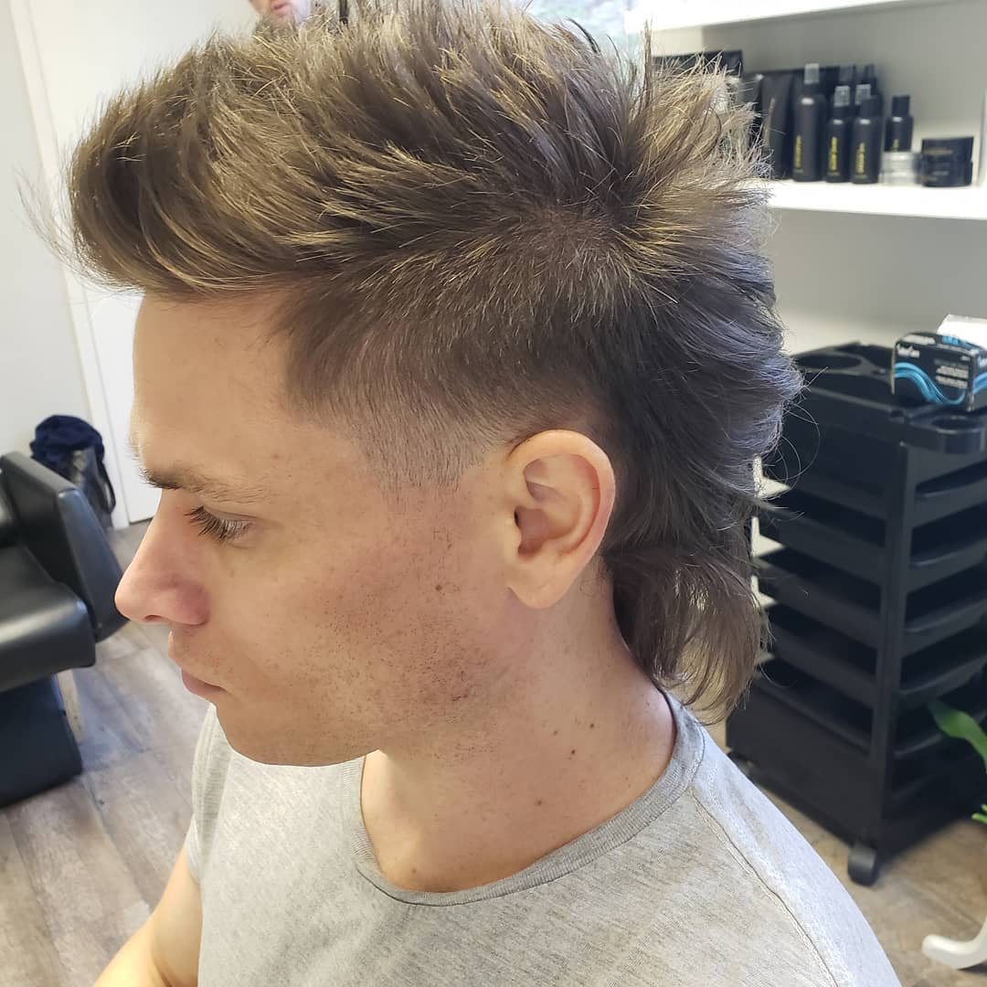 mullet low fade