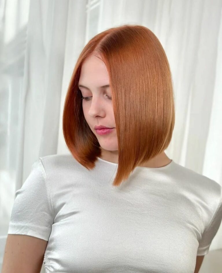 12 cortes despuntados con raya en medio para un glamour instantáneo