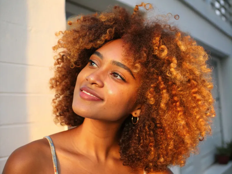 Natural Afro Curls