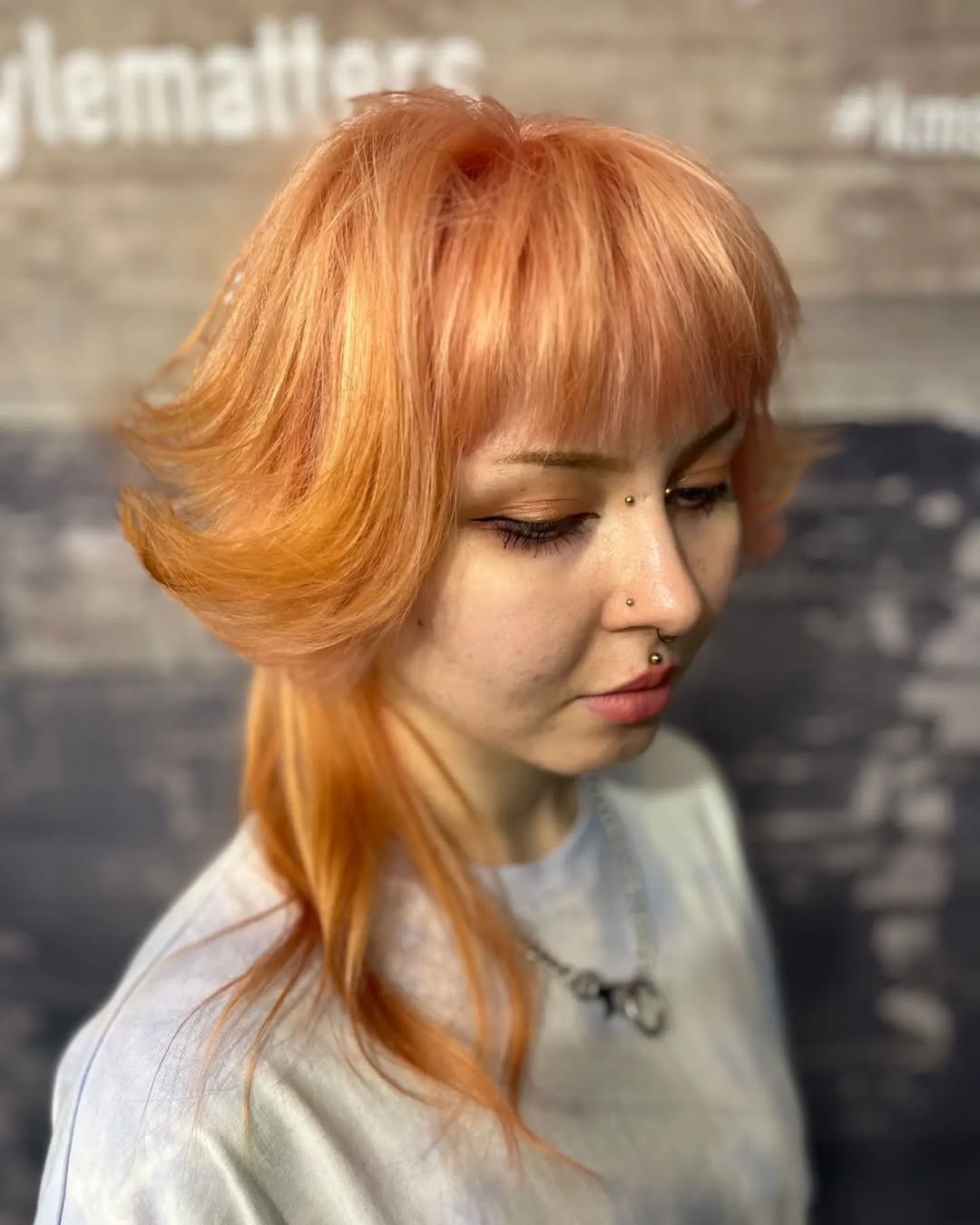 Peach Jellyfish Hair