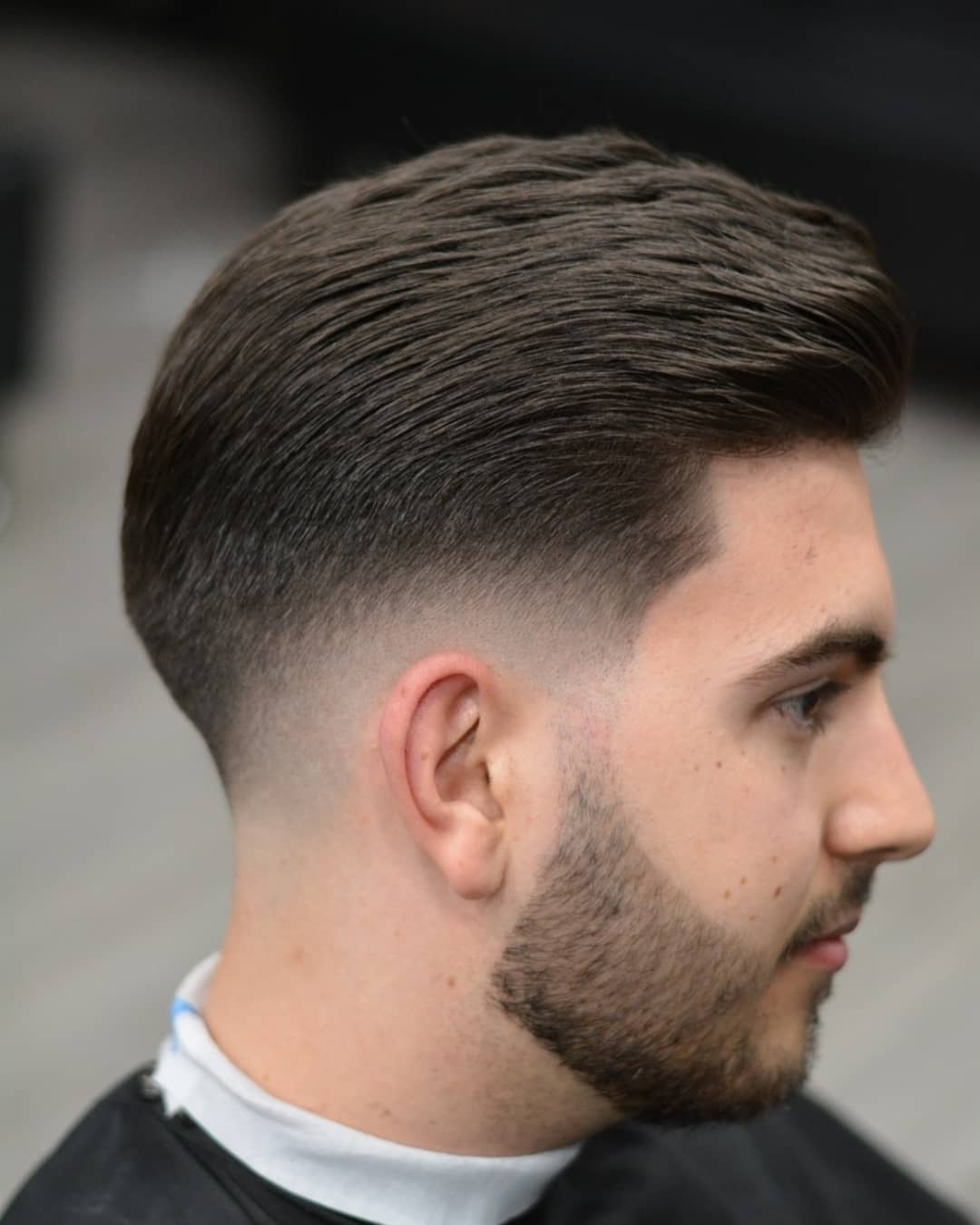 pompadour low fade