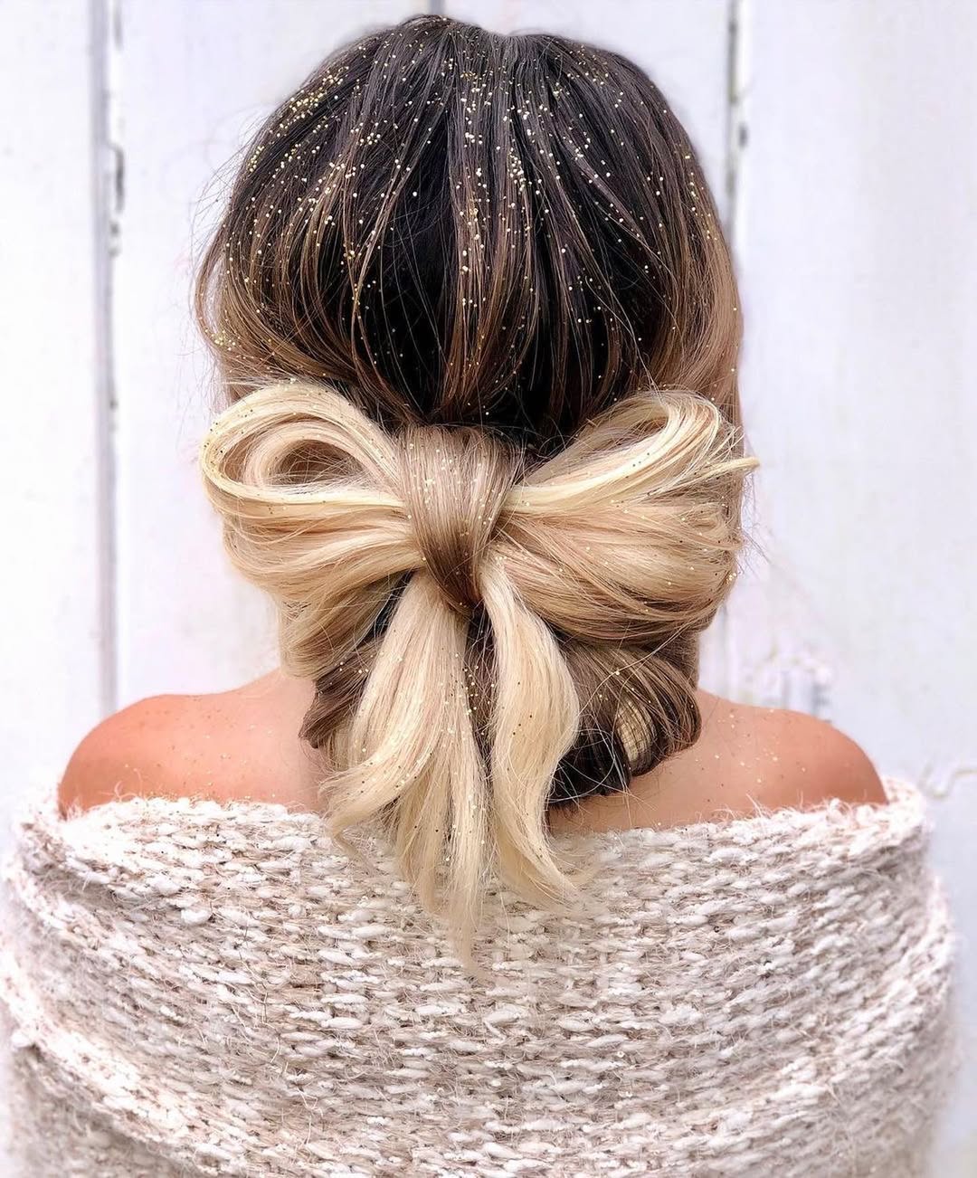 princess bow updo