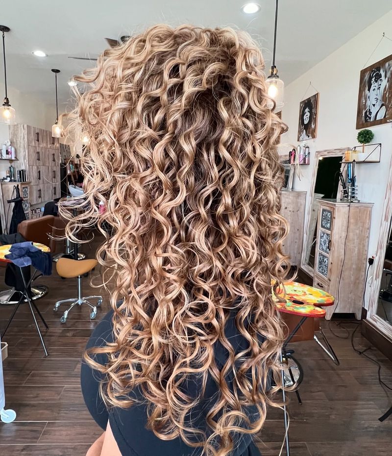 Rosy Blonde Curls