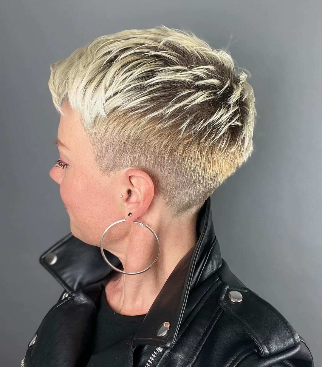 Spiky Undercut Pixie