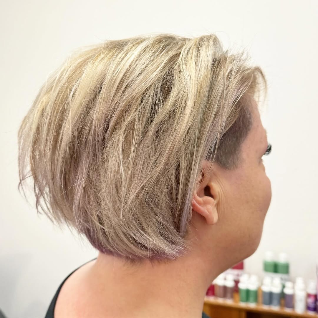 gestapelde pixie bob undercut