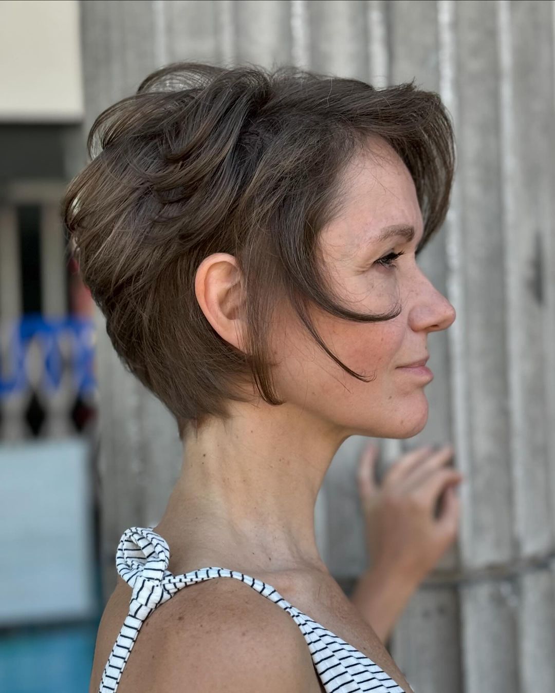 Textured Short Fine Hair 
