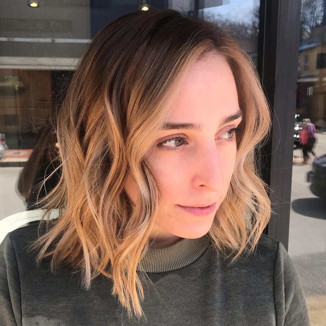 warm blonde balayage