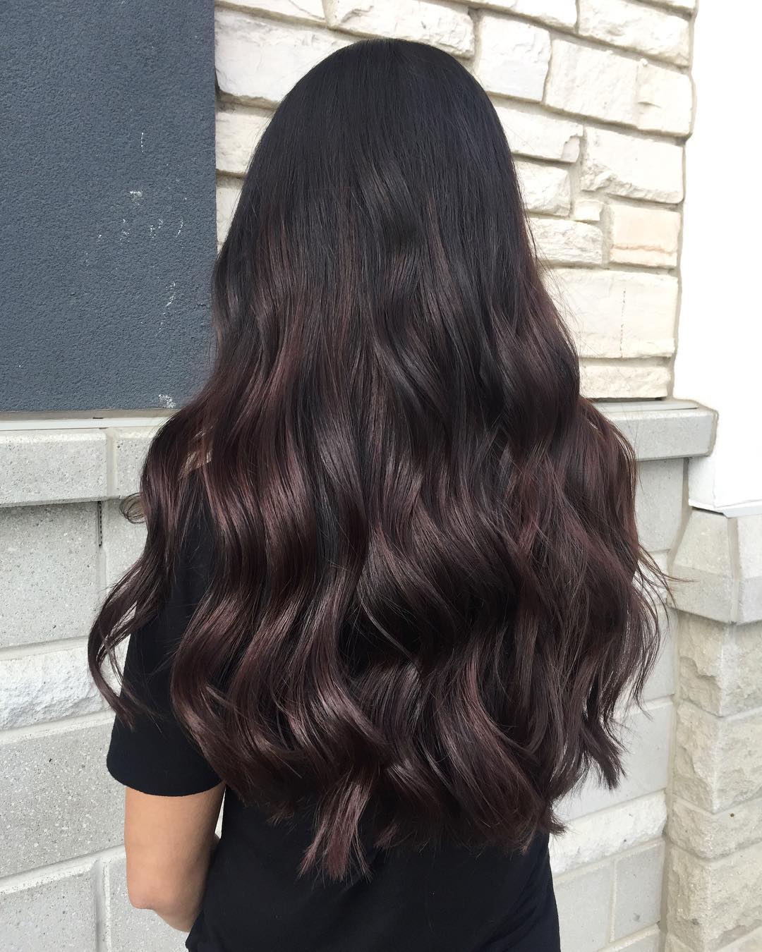 balayage brun chaud