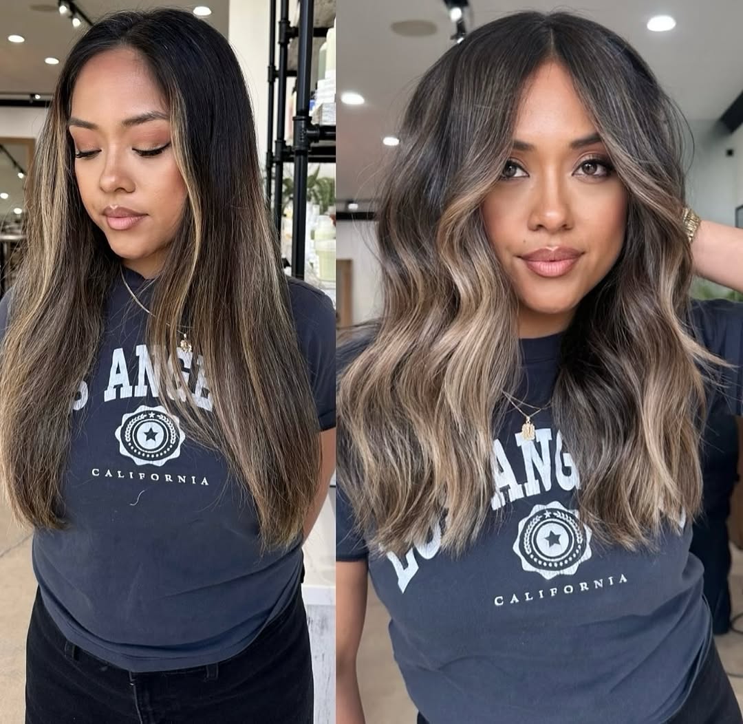 ashy bronde balayage