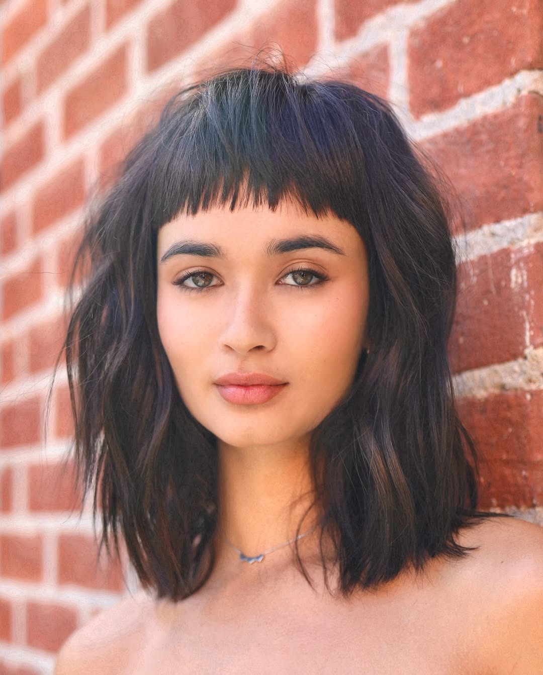 coupe de cheveux avec frange de bébé