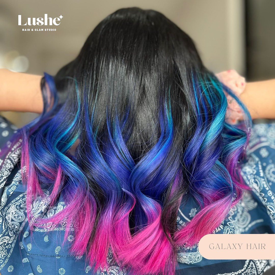 11 Out-Of-This-World Galaxy Hair Trends You'll Be Obsessed With