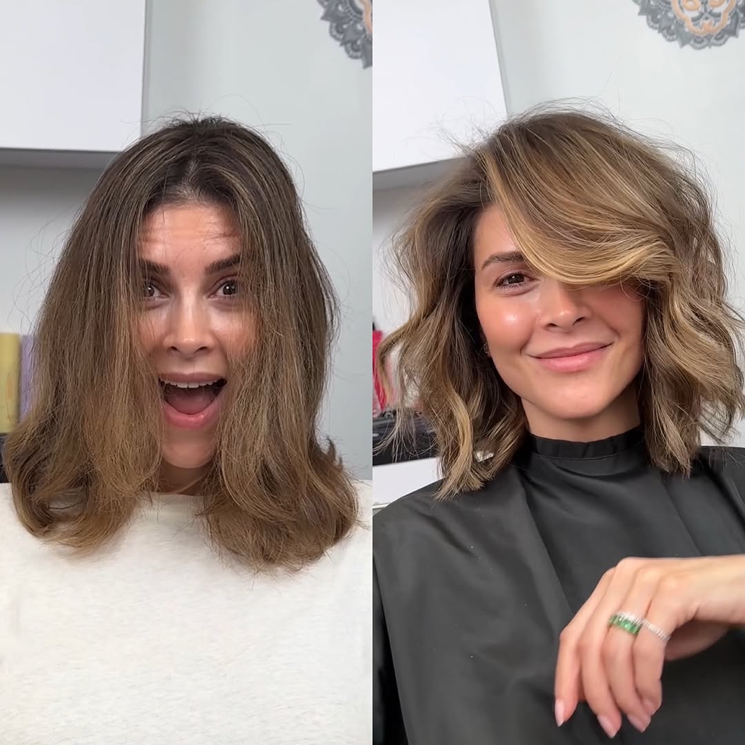 transformation de la coupe de cheveux pour les femmes de plus de 40 ans