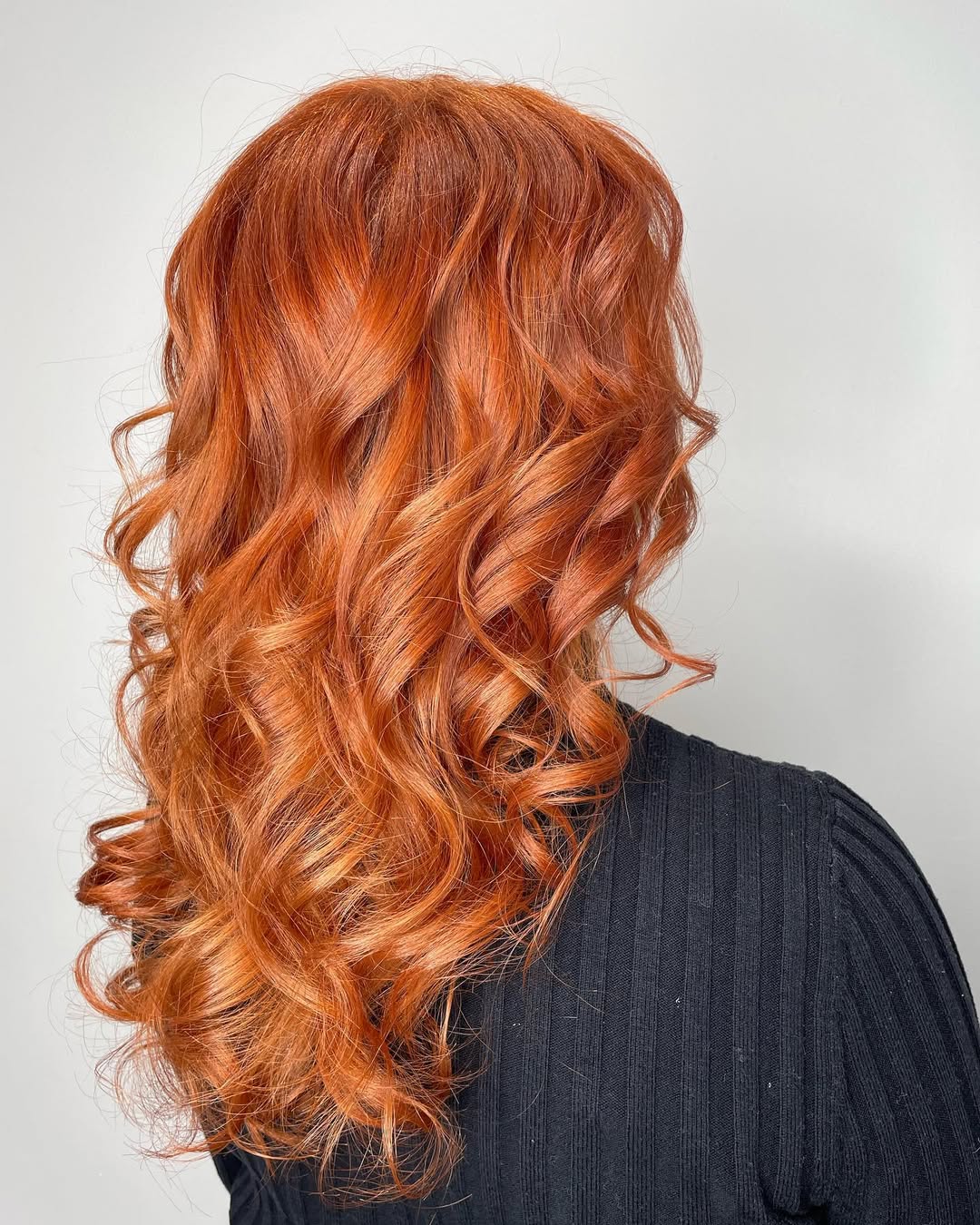 intense copper soft curls