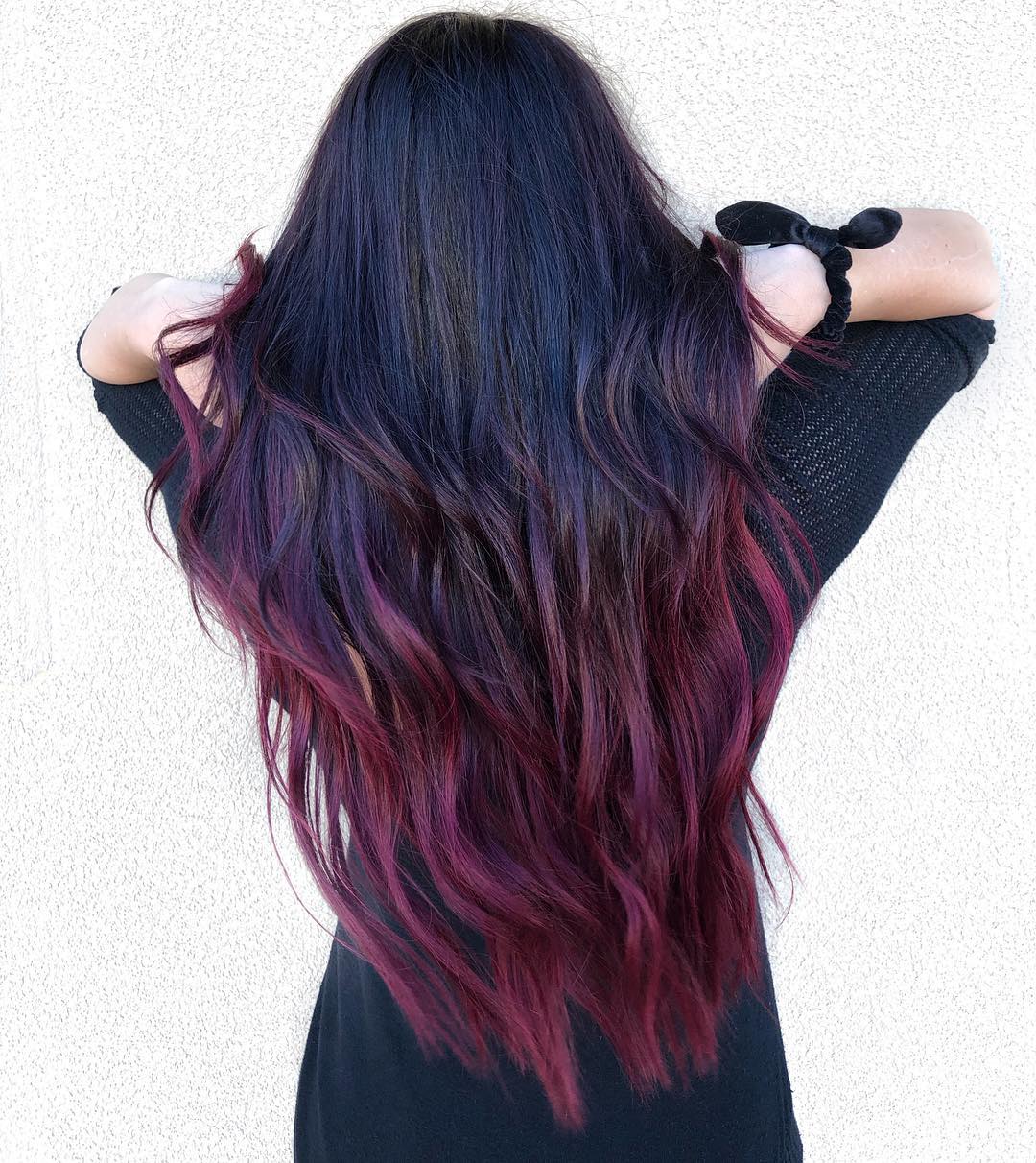 cabelo vermelho ombre