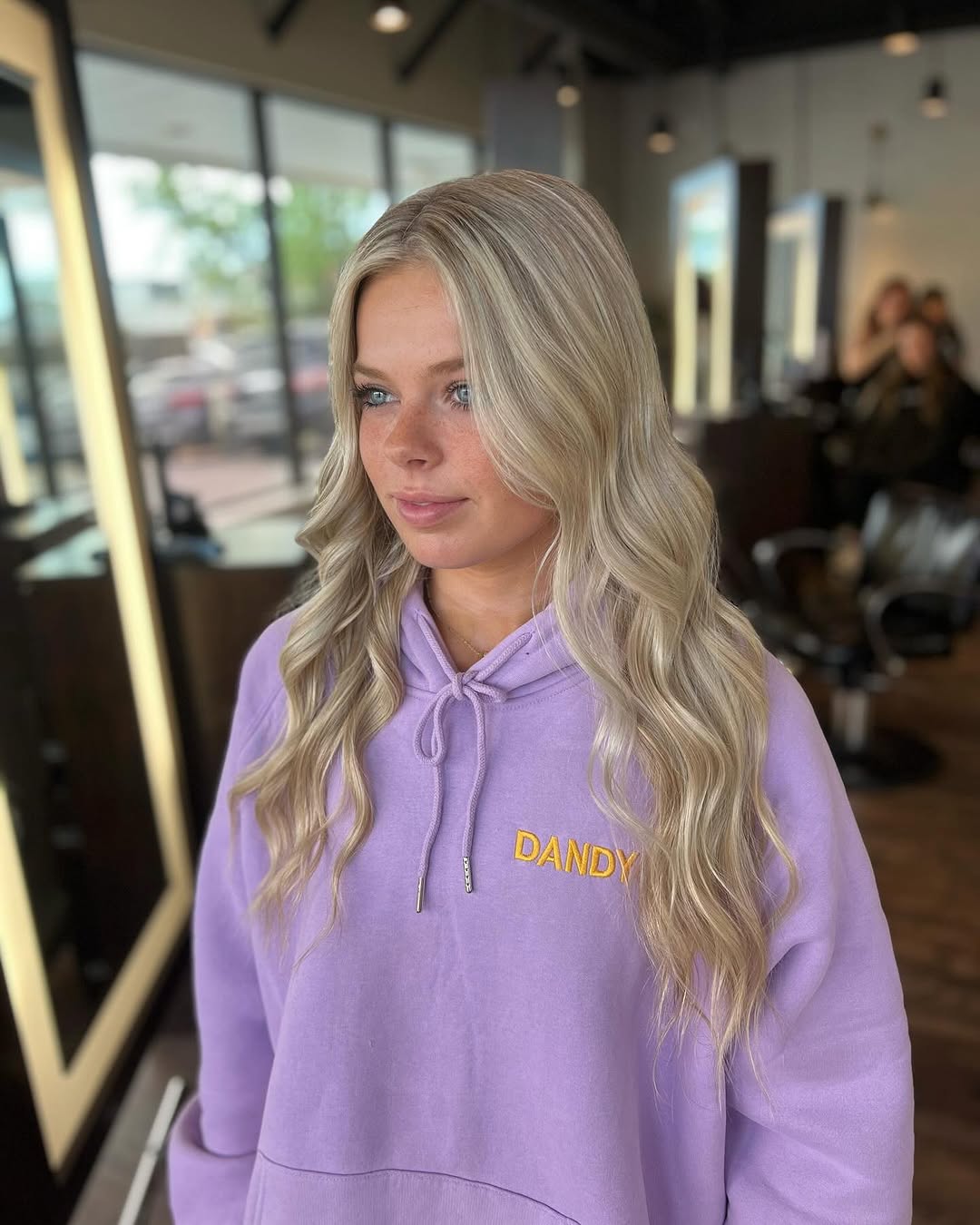 zandkleurige blonde balayage