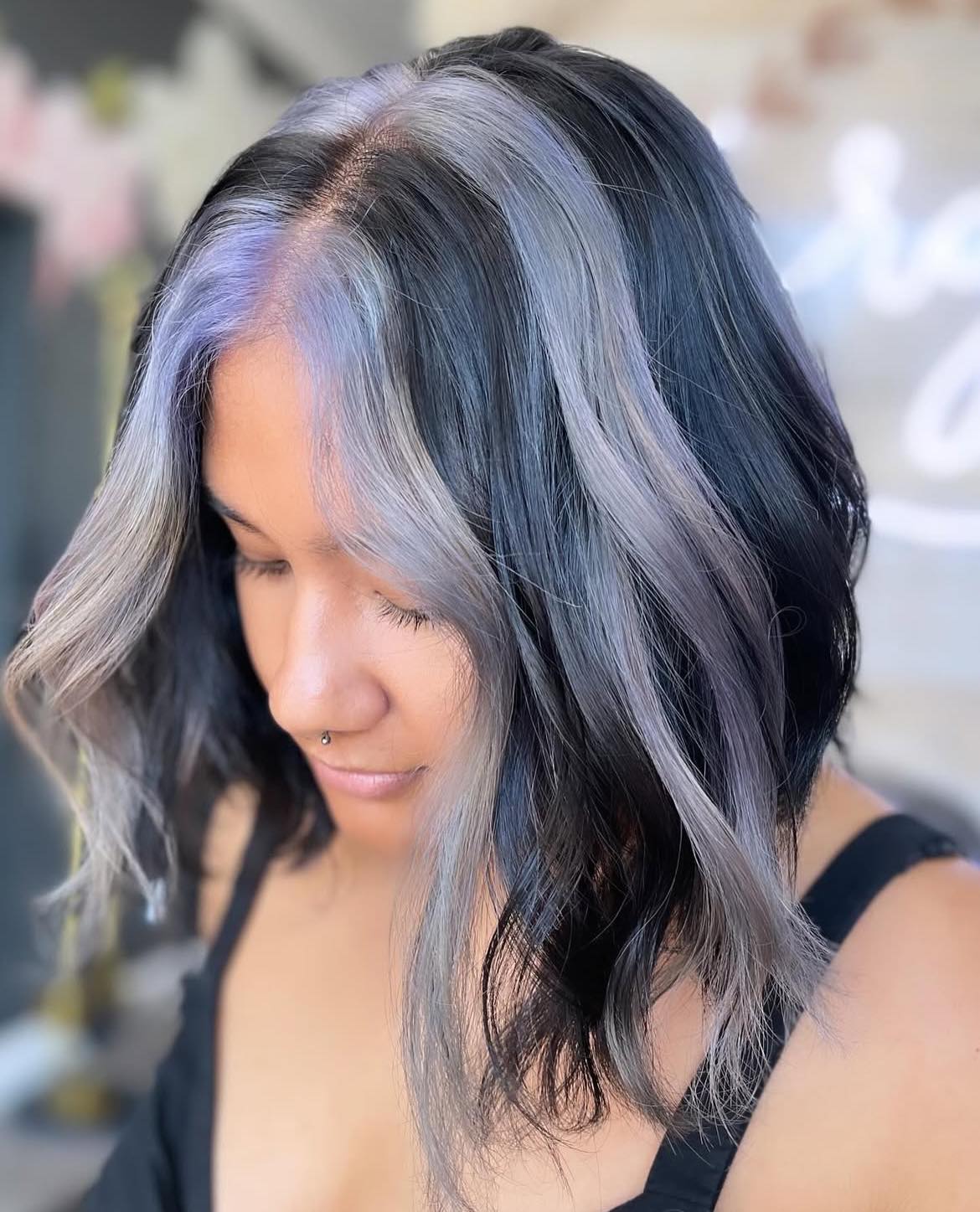 Lavender Chunky Highlights