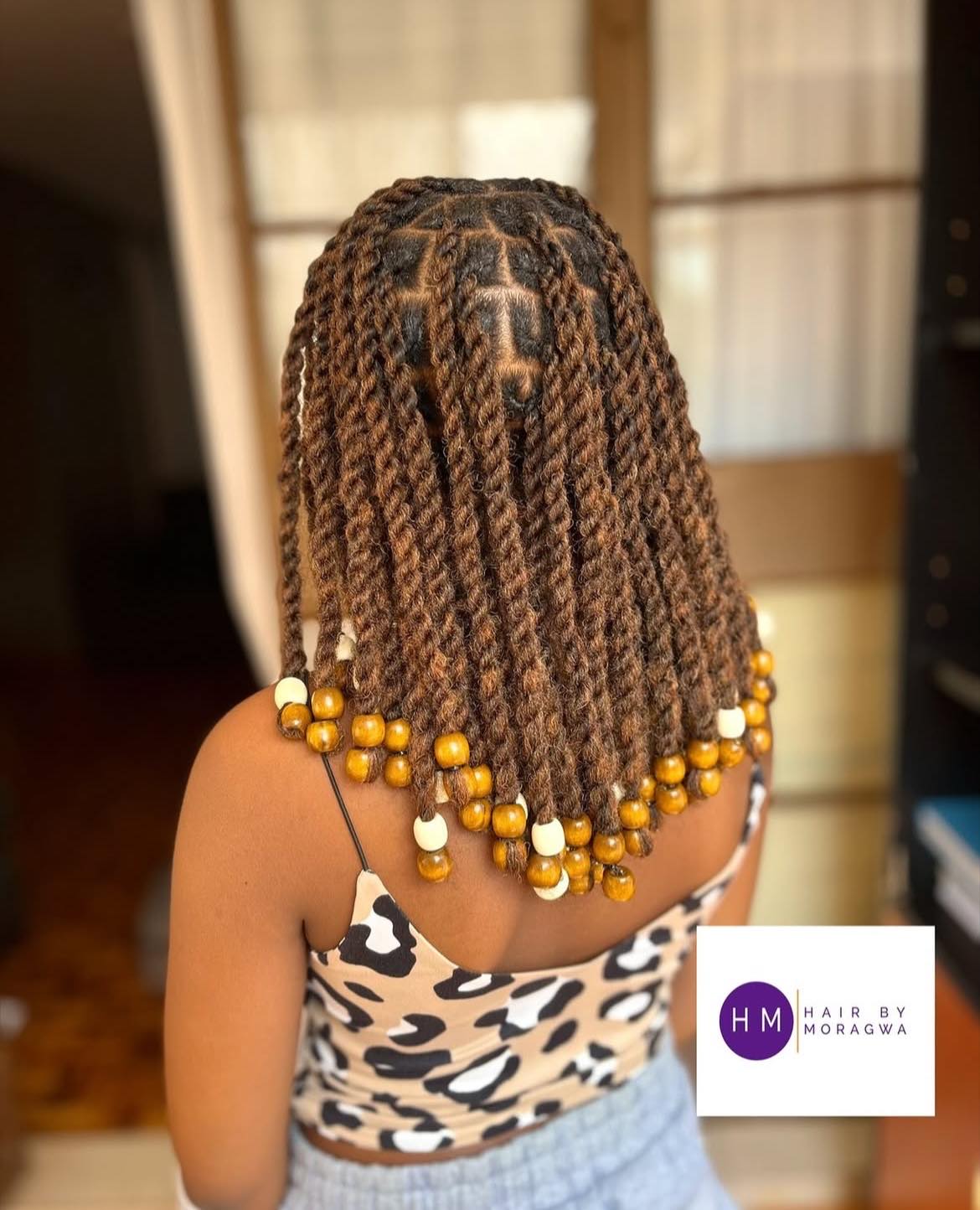 Faux Locs With Beads