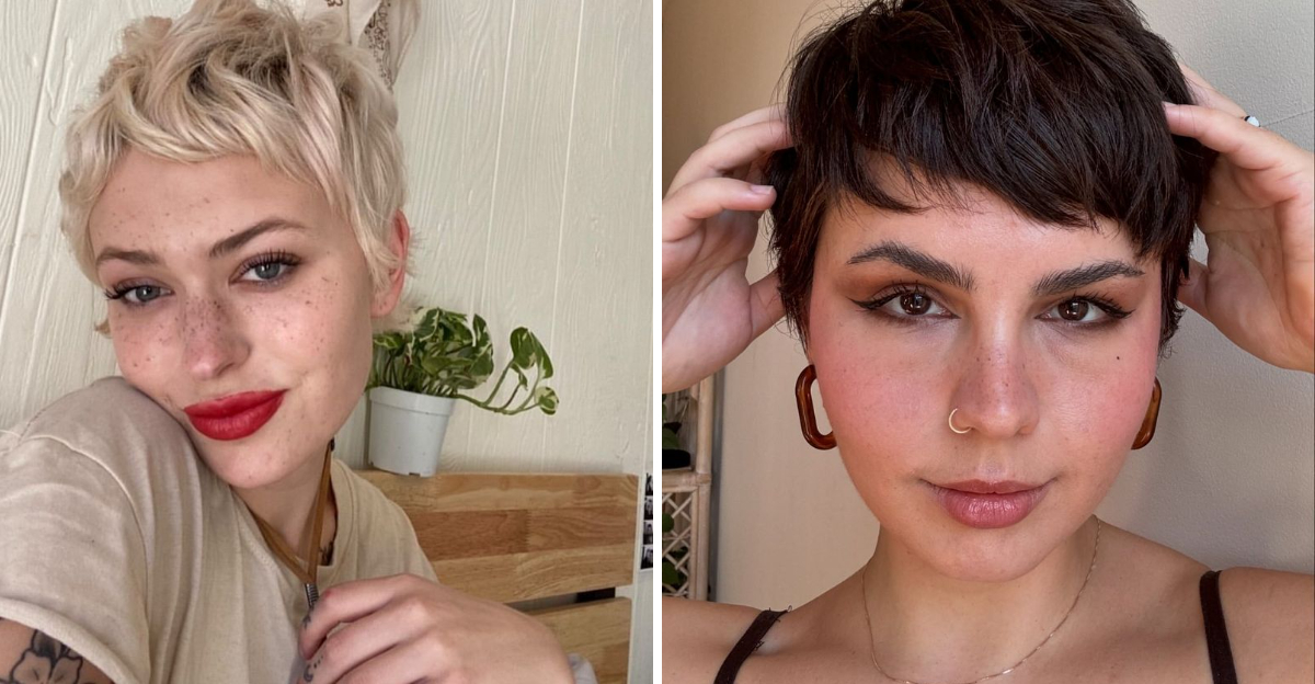 pixie cuts for oval face shapes