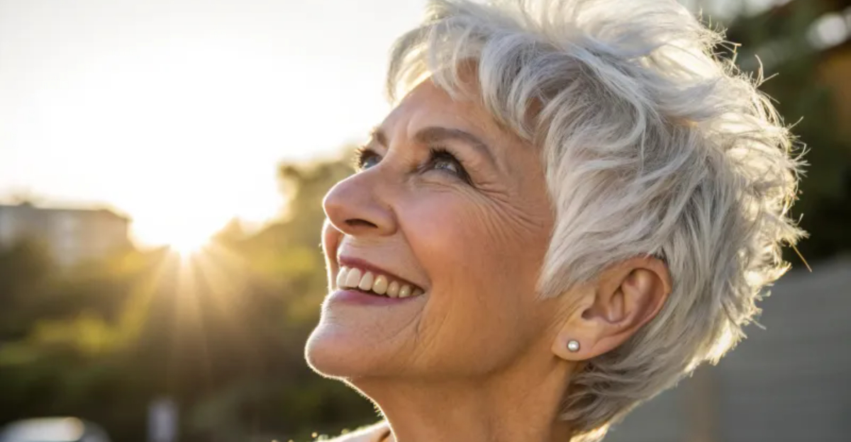 acconciature pixie giocose per donne over 70