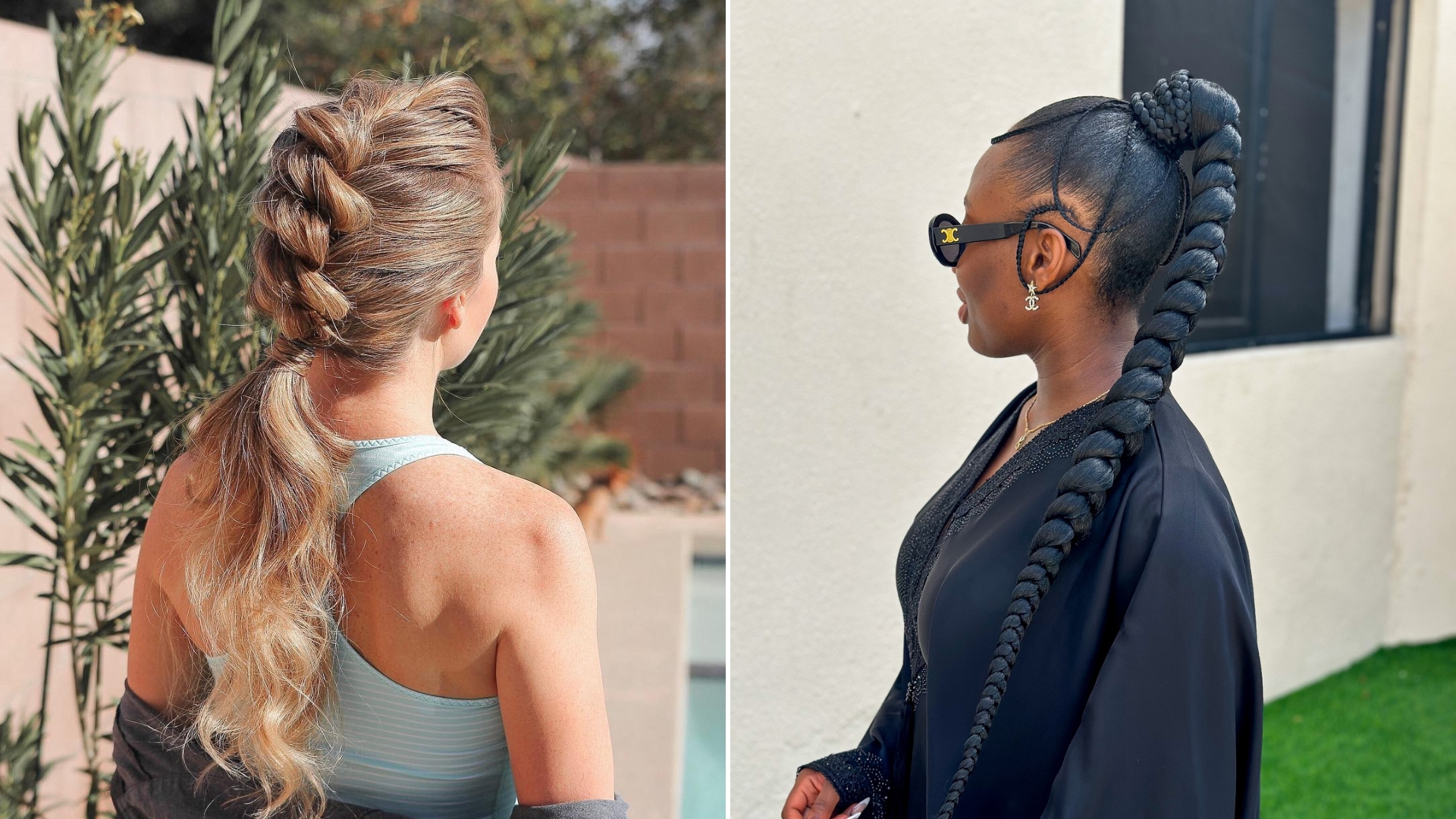 31 Braided Ponytail Looks That Take The Red Carpet To Street Style