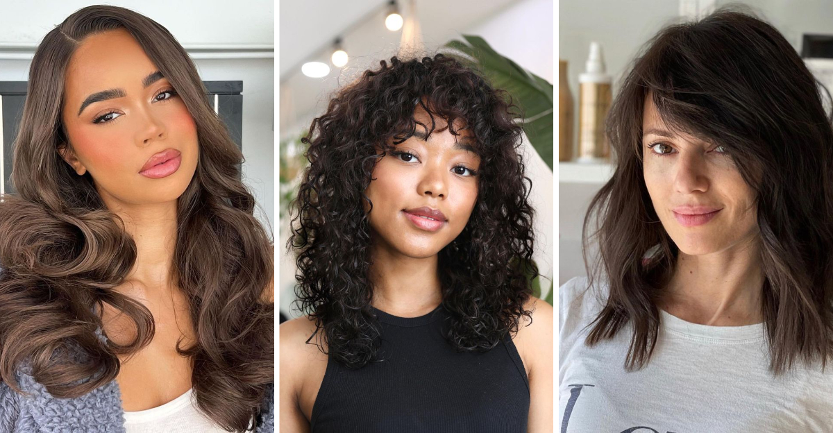 32 cortes de pelo de moda para que tu frente parezca más pequeña al instante