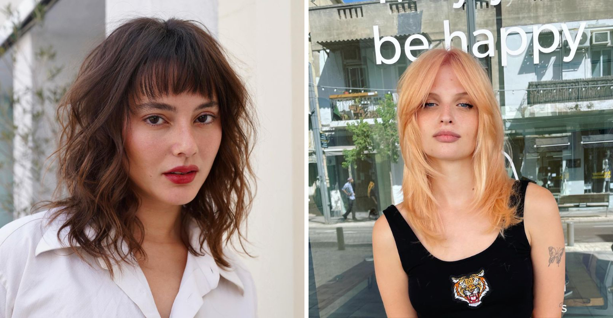 33 coupes de cheveux shag tendance et créatives pour les visages ronds