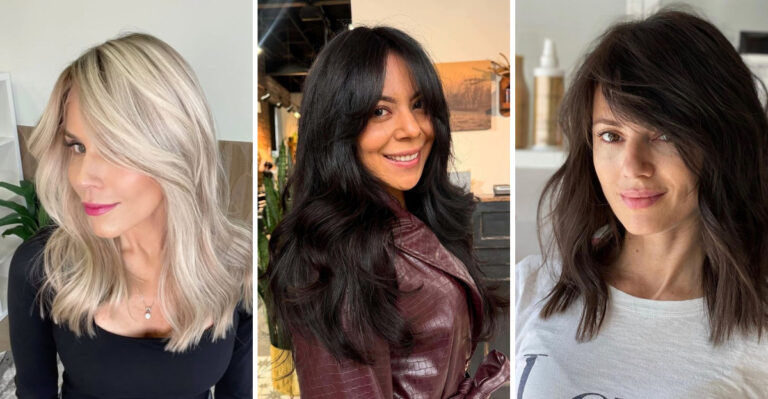 35 migliori frange laterali per un look più morbido, elegante e maturo