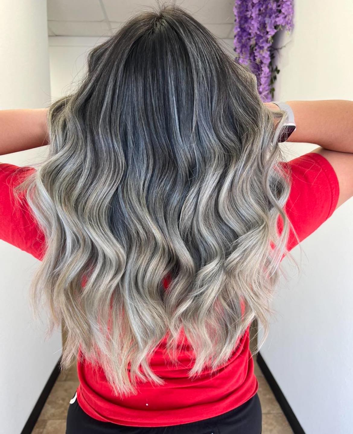 Balayage ceniza alta