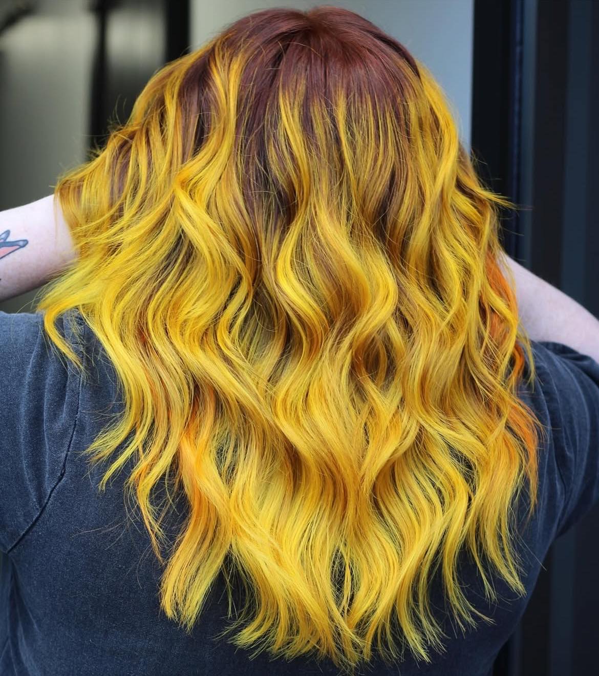 Balayage giallo