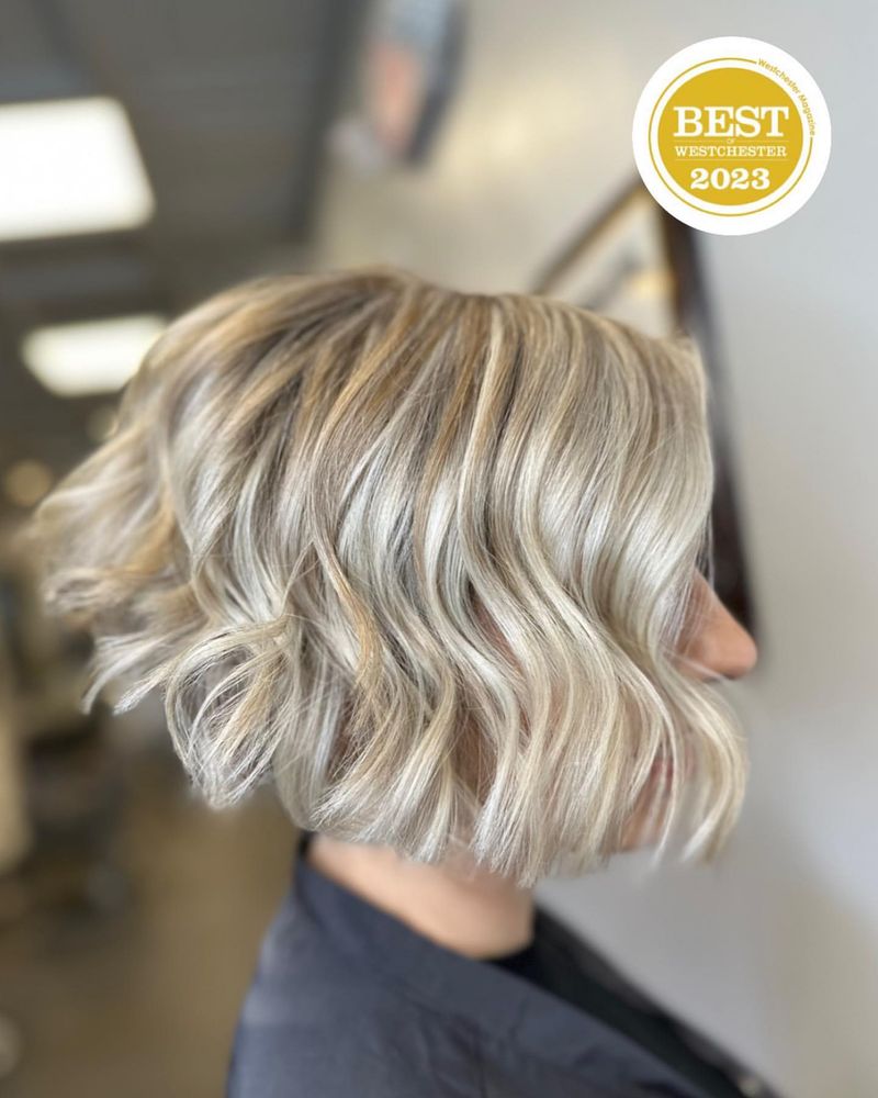 Angled Bob with Highlights