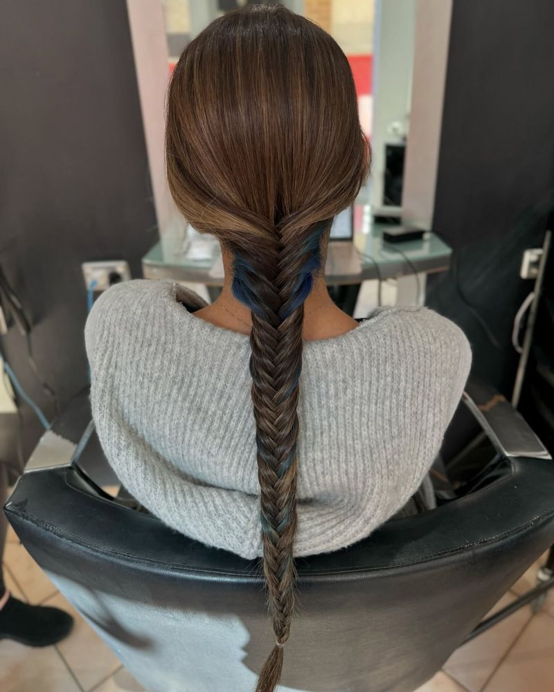 Asbruine Fishtail vlecht