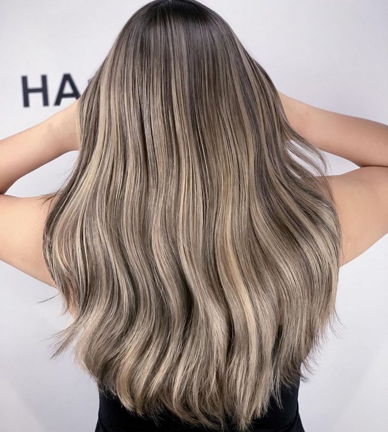 Ashy Blonde Balayage