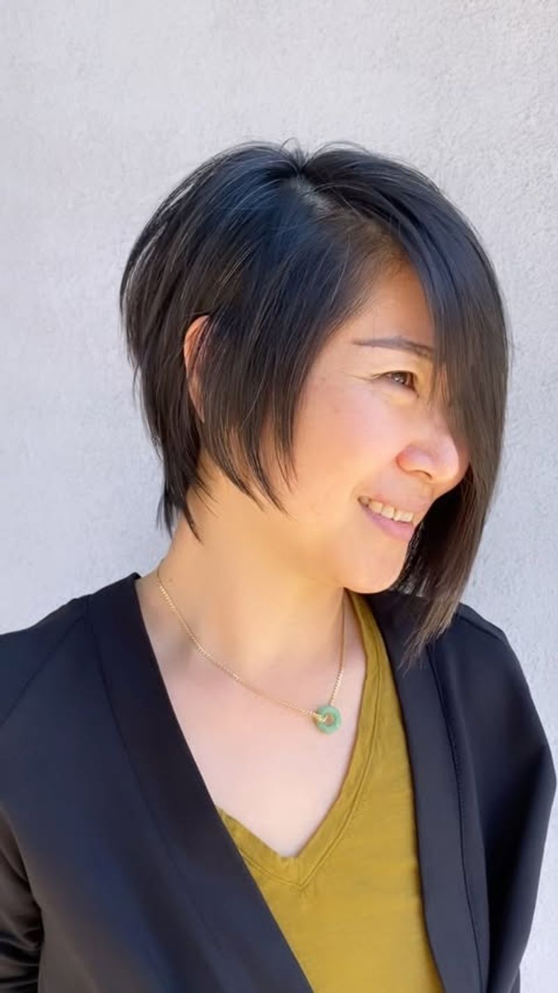 Asymmetrical Cut